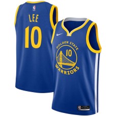 Golden State Warriors #10 David Lee Jersey -Blue