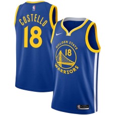 Golden State Warriors #18 Larry Costello Jersey -Blue