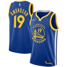 Golden State Warriors #19 Lou Amundson Jersey -Blue