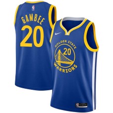 Golden State Warriors #20 Dave Gambee Jersey -Blue