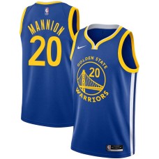 Golden State Warriors #20 Pace Mannion Jersey -Blue