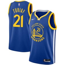 Golden State Warriors #21 Ronny Turiaf Jersey -Blue