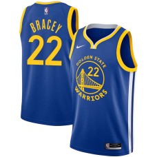 Golden State Warriors #22 Steve Bracey Jersey -Blue