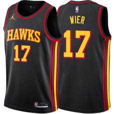 Atlanta Hawks #17 Murray Wier Jersey -Black