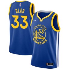 Golden State Warriors #33 Uwe Blab Jersey -Blue