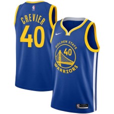 Golden State Warriors #40 Ron Crevier Jersey -Blue