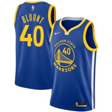 Golden State Warriors #40 Corie Blount Jersey -Blue