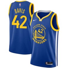 Golden State Warriors #42 Dwight Davis Jersey -Blue