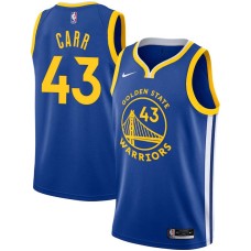 Golden State Warriors #43 Chris Carr Jersey -Blue