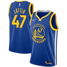 Golden State Warriors #47 Dave Lattin Jersey -Blue