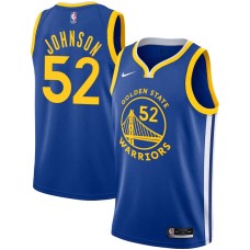 Golden State Warriors #52 George Johnson Jersey -Blue