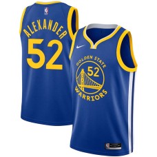 Golden State Warriors #52 Victor Alexander Jersey -Blue