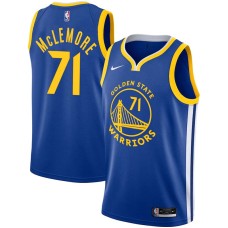 Golden State Warriors #71 McCoy McLemore Jersey -Blue