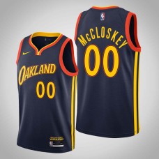 Golden State Warriors #00 Jack McCloskey Jersey -Navy OAKLAND 2020-2021 City