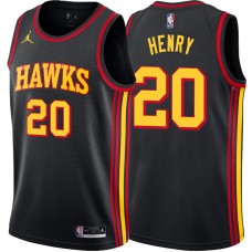 Atlanta Hawks #20 Bill Henry Jersey -Black