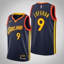 Golden State Warriors #9 Don Lofgran Jersey -Navy OAKLAND 2020-2021 City