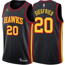 Atlanta Hawks #20 Larry Siegfried Jersey -Black