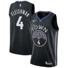 Golden State Warriors #4 Jerry Fleishman Jersey -The TOWN 2019-2020 City