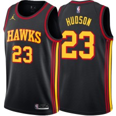 Atlanta Hawks #23 Lou Hudson Jersey -Black