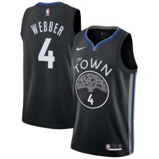 Golden State Warriors #4 Chris Webber Jersey -The TOWN 2019-2020 City