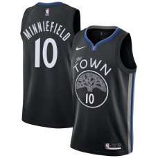 Golden State Warriors #10 Dirk Minniefield Jersey -The TOWN 2019-2020 City