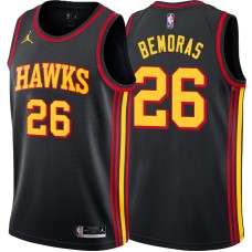 Atlanta Hawks #26 Irv Bemoras Jersey -Black