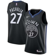 Golden State Warriors #27 Zaza Pachulia Jersey -The TOWN 2019-2020 City