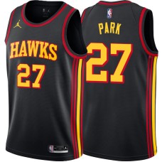 Atlanta Hawks #27 Med Park Jersey -Black