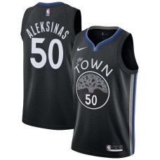 Golden State Warriors #50 Chuck Aleksinas Jersey -The TOWN 2019-2020 City