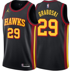 Atlanta Hawks #29 Joe Graboski Jersey -Black