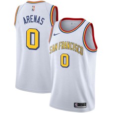 Golden State Warriors #0 Gilbert Arenas Jersey -White SAN FRANCISCO Classic