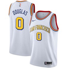 Golden State Warriors #0 Toney Douglas Jersey -White SAN FRANCISCO Classic