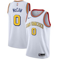 Golden State Warriors #0 Patrick McCaw Jersey -White SAN FRANCISCO Classic