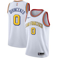 Golden State Warriors #0 Donte DiVincenzo Jersey -White SAN FRANCISCO Classic