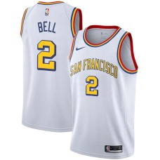 Golden State Warriors #2 Jordan Bell Jersey -White SAN FRANCISCO Classic