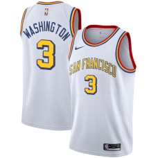 Golden State Warriors #3 Kermit Washington Jersey -White SAN FRANCISCO Classic