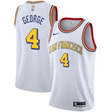 Golden State Warriors #4 Jack George Jersey -White SAN FRANCISCO Classic