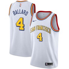 Golden State Warriors #4 Greg Ballard Jersey -White SAN FRANCISCO Classic