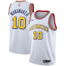 Golden State Warriors #10 Brad Wanamaker Jersey -White SAN FRANCISCO Classic