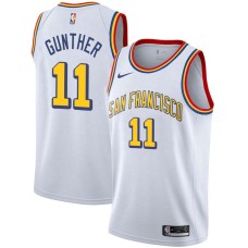 Golden State Warriors #11 Dave Gunther Jersey -White SAN FRANCISCO Classic