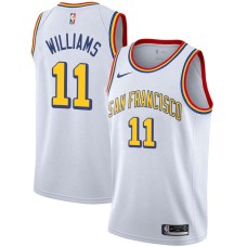 Golden State Warriors #11 Brandon Williams Jersey -White SAN FRANCISCO Classic