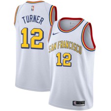 Golden State Warriors #12 Bill Turner Jersey -White SAN FRANCISCO Classic