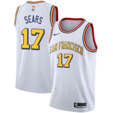 Golden State Warriors #17 Kenny Sears Jersey -White SAN FRANCISCO Classic