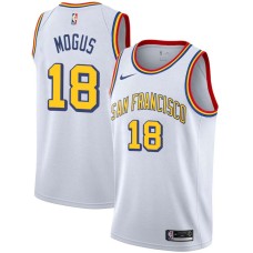 Golden State Warriors #18 Leo Mogus Jersey -White SAN FRANCISCO Classic