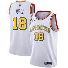 Golden State Warriors #18 Raja Bell Jersey -White SAN FRANCISCO Classic