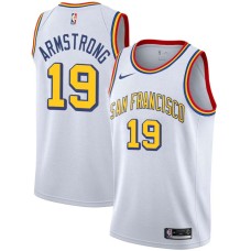 Golden State Warriors #19 Bob Armstrong Jersey -White SAN FRANCISCO Classic