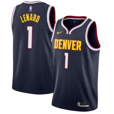 Denver Nuggets #1 Voshon Lenard Jersey -Navy