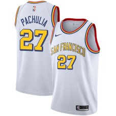 Golden State Warriors #27 Zaza Pachulia Jersey -White SAN FRANCISCO Classic