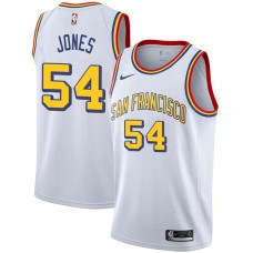 Golden State Warriors #54 Popeye Jones Jersey -White SAN FRANCISCO Classic