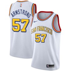 Golden State Warriors #57 Hilton Armstrong Jersey -White SAN FRANCISCO Classic